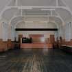 Interior. View of village Hall from S