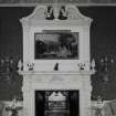 Interior. 2nd floor. Large Drawing Room. Detail of fireplace