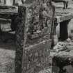 Collace, Old Parish Church.
Detail of mariner's gravestone.