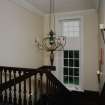 Interior. View of main staircase at second floor level