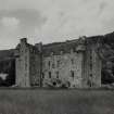 View of original tower house from S