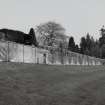 View of walled garden from South West.