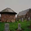 View from East showing graveyard watch house