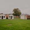 View from N,  of N part of the camp showing some of the original Nissen huts