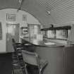 Interior view of officers mess bar serving area (hut 27)