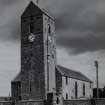 Dunning, St. Serf's Parish Church.
General view of Church from South-West.