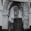 Dunning, St. Serf's Parish Church, interior.
General view of tower archway from East.