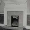 Interior. Detail of fireplace