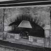 Dunkeld, Cathedral Street, Old Rectory House, interior
Detail of fireplace in West wall of basement.