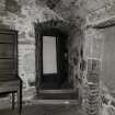 Fingask Castle, interior.
Detail of entrance to ground floor old kitchen.