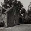 Fingask Castle, Stable block.
General view from NNE.