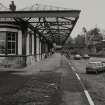 Gleneagles Railway Station.
General view of disused South-bound platform from South.