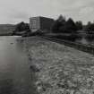 View along weir from ENE.