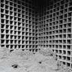 Kilspindie, Dovecot, interior.
View of interior of dovecot.