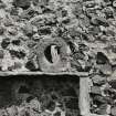 Kilspindie, Dovecot.
Detail of rat ledge and entrance hole.