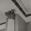 Keillour Castle, interior.
Detail of demi-column with corinthian capital in first floor double dining room.