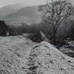 Invervar, Old lint mill.
General view of lade from North.