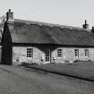 Kinrossie, Mercat green Cottage.
View of cottage from South.
