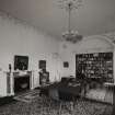 Kilgraston House, interior.
View of first floor library from South-West.