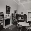 Kilgraston House, interior.
View of first floor small library from South.