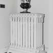 Kethick House, interior.
Detail of radiator in hall.