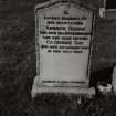 General view of grave 168, commemorating Andrew Heggie, 1924.