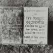 General view of grave 160, commemorating Thomas William and Ivy Maude Goldsmith, 1955.