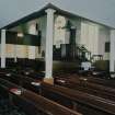 Interior. View from NW underneath the gallery looking towards the pulpit