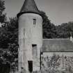 Logie House.
General view of circular tower from South.