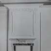 Lawers House, interior.
Detail of chimneypiece in ballroom, North annexe on first floor.