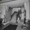 Lawers House, interior.
General view of main stair from South-West.