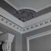 Lawers House, interior.
Detail of entrance hall cornice and frieze.