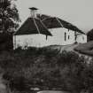 Edradour Distillery.
General view of old malt barn and kiln from South.