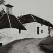 Edradour Distillery.
General view od old malt barn and kiln from South.