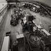 Bottling Hall: Elevated view from N, showing bottling line No. 1.
Photographed 27 January 1994