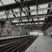 Perth, Leonard Street, General Station
Platforms 4 (left) and 3 (right): General view from south east, showing east side of main Station offices (left), and footbridge built by Alex Findlay of Motherwell in 1893