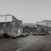 Perth, 1 Mill Street, Pullar's Dyeworks
General view from east of demolished area forming north part of factory, a car park in 1998.