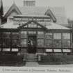 Photographic copy of illustration in Mackenzie & Moncur's Catalogue of Horticultural Buildings, 1907 of conservatory.
Insc: 'Conservatory erected at Donavourd, Pitlochry, Perthshire'.