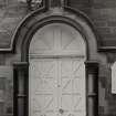 Perth, Tay Street, Baptist Church.
Detail of North central entrance.