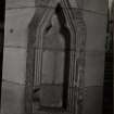 Perth, St John's Place, St John's Church.
Detail of niche in pillar of North nave arcade.