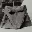 Perth, Whitefriars Street, Carmelite Friary Excavation.
Carved fragment, detail of decorated base of ridge finial (6).