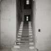 Orchil House, interior.
View of first floor West end stair from West.