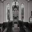 Interior: view of St Martins Parish Church pulpit from North