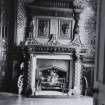 Taymouth Castle, Gallery.
General view of fireplace.