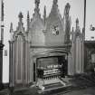 Taymouth Castle.  1st. floor, Dining-room, view of fireplace.