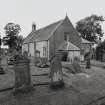 View from adjacent graveyard to ESE