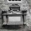 N wing, W wall, tomb to James Ritchie, detail