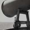 Detail of fog horn, showing rack on which it could be rotated