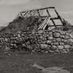 View of ruined blackhouse.