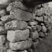 Blackhouse F.
Detail of doorway and lintel.